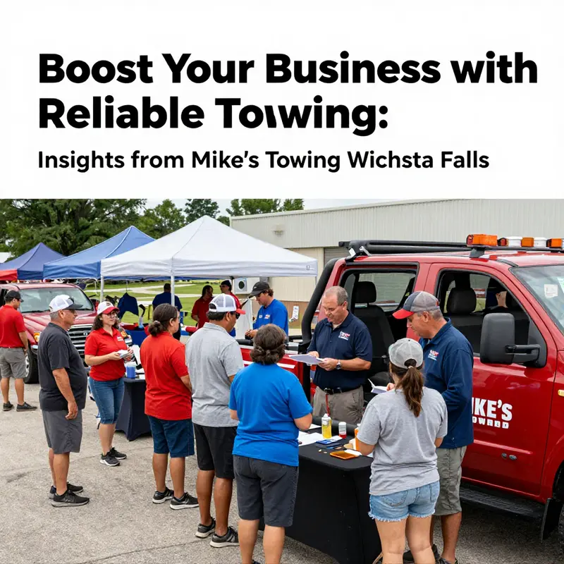 Mike’s Towing fleet ready to provide reliable services.