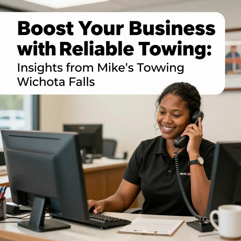 Mike’s Towing fleet ready to provide reliable services.