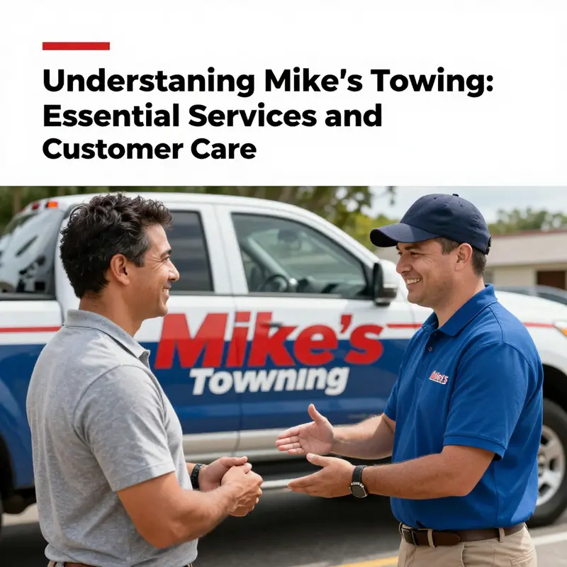 A Mike’s Towing truck in action, exemplifying their commitment to customer service and efficiency in vehicle recovery.