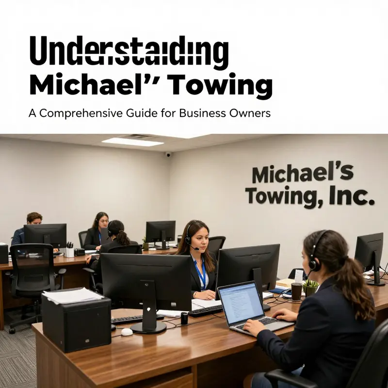 Michael’s Towing, Inc.’s office environment reflecting professionalism and readiness to serve.