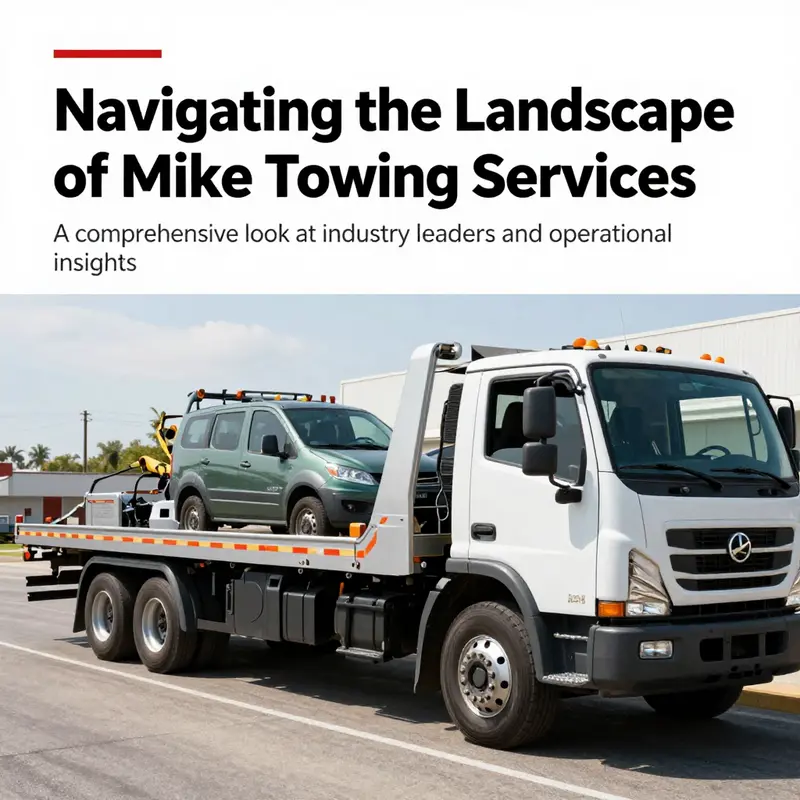 A collage of towing vehicles and services illustrating the essence of the towing industry.