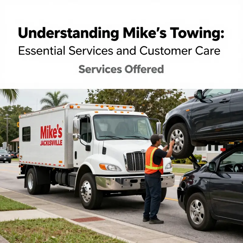 A Mike’s Towing truck in action, exemplifying their commitment to customer service and efficiency in vehicle recovery.