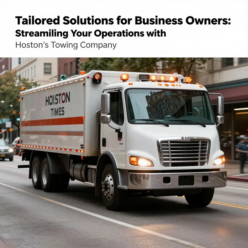 A diverse range of vehicles and services available at Houston Towing & Transportation.