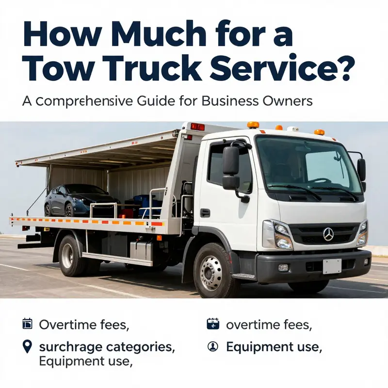 Various vehicles ready for towing showcasing the differences in service costs.