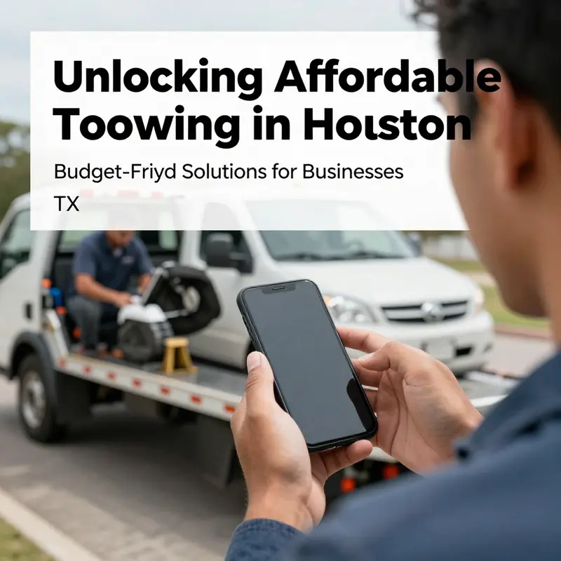 A selection of reputable towing service options available for businesses in Houston, showcasing their diverse offerings.