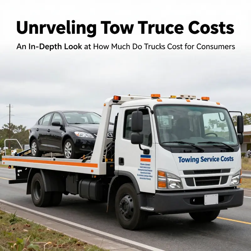 A tow truck in action, illustrating service costs associated with towing operations.