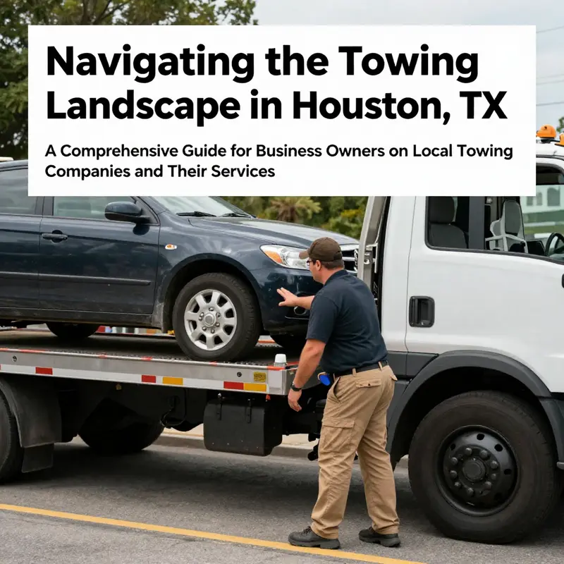 A dedicated towing operator assisting a stranded vehicle in Houston, symbolizing reliability and professionalism in towing services.