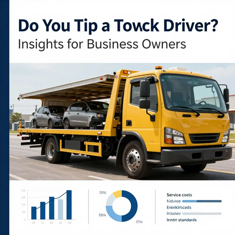 A group discussion about tipping customs in the towing industry.