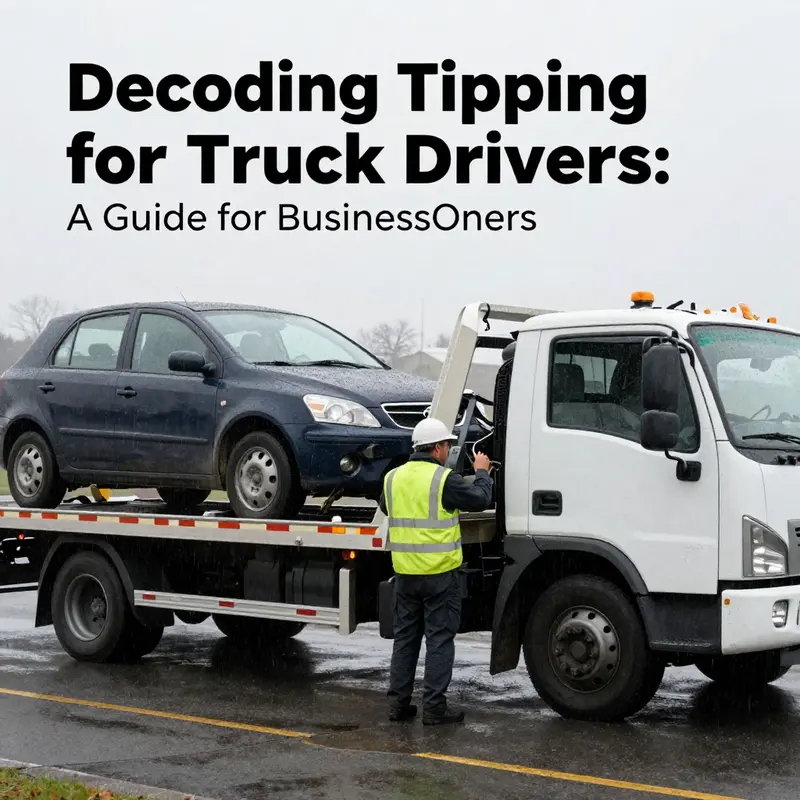 A tow truck driver goes above and beyond, showcasing the dedication often found in towing services.