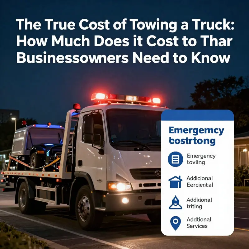 An infographic that distinguishes the towing costs associated with different types of trucks based on their weight and requirements.
