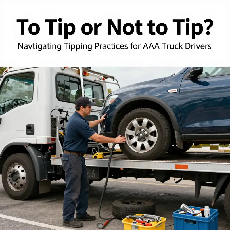 AAA tow truck driver showcasing professional service during a roadside assistance call.