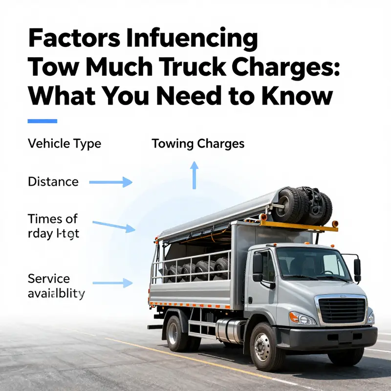 A visual breakdown of towing costs, including base fees and per-mile charges.