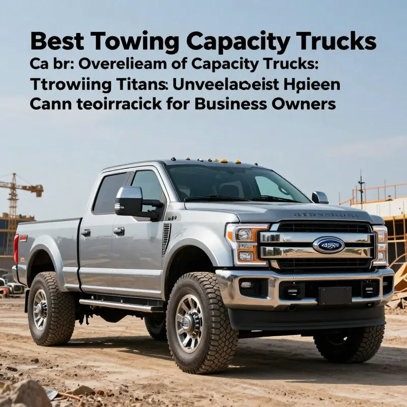 The Ford F-450 Super Duty exemplifies the pinnacle of towing capacity, tailored for heavy-duty challenges.