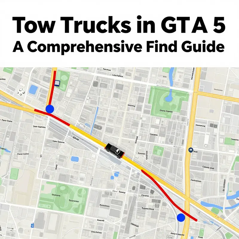 Tow trucks available for missions in GTA Online.