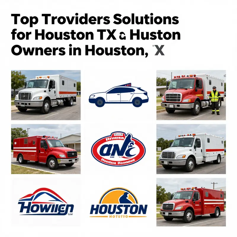 The leading towing providers in Houston, showcasing their commitment to quality service.