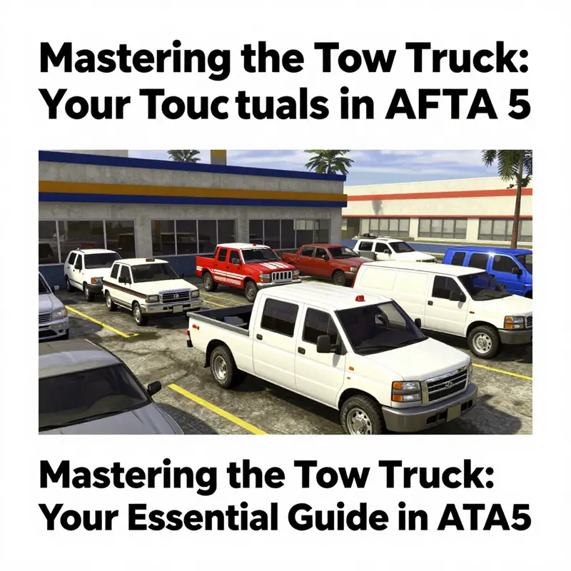 Explore various Tow Trucks available for purchase at Los Santos Customs.