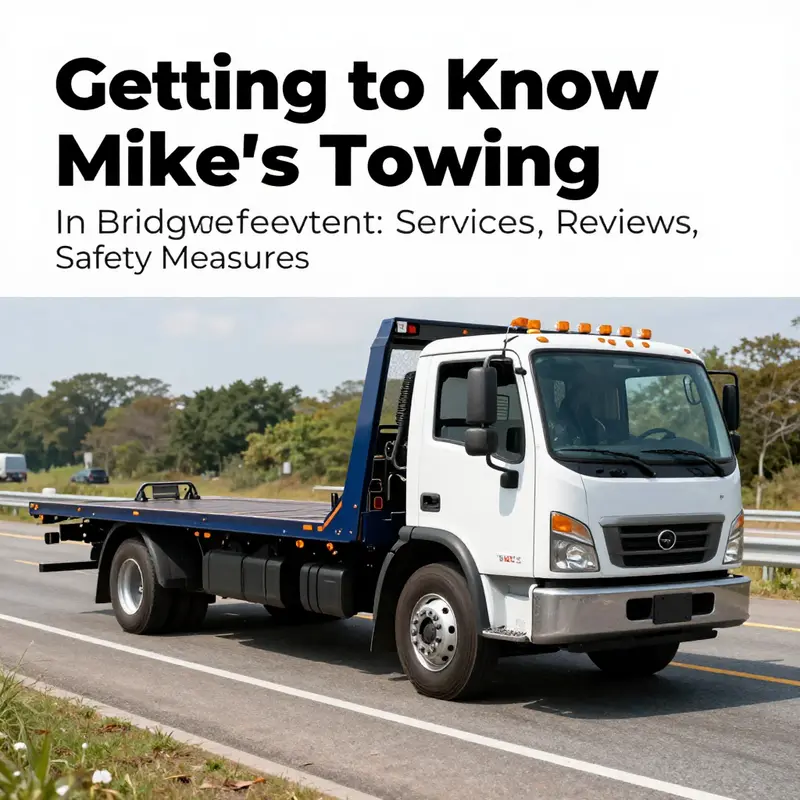 A Mike’s Towing truck ready for service, highlighting the range of towing solutions offered.