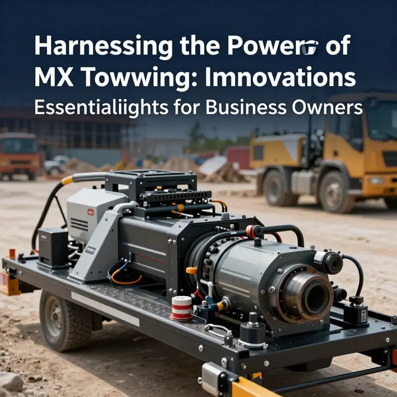MX towing equipment enhances productivity in agriculture and industrial applications.
