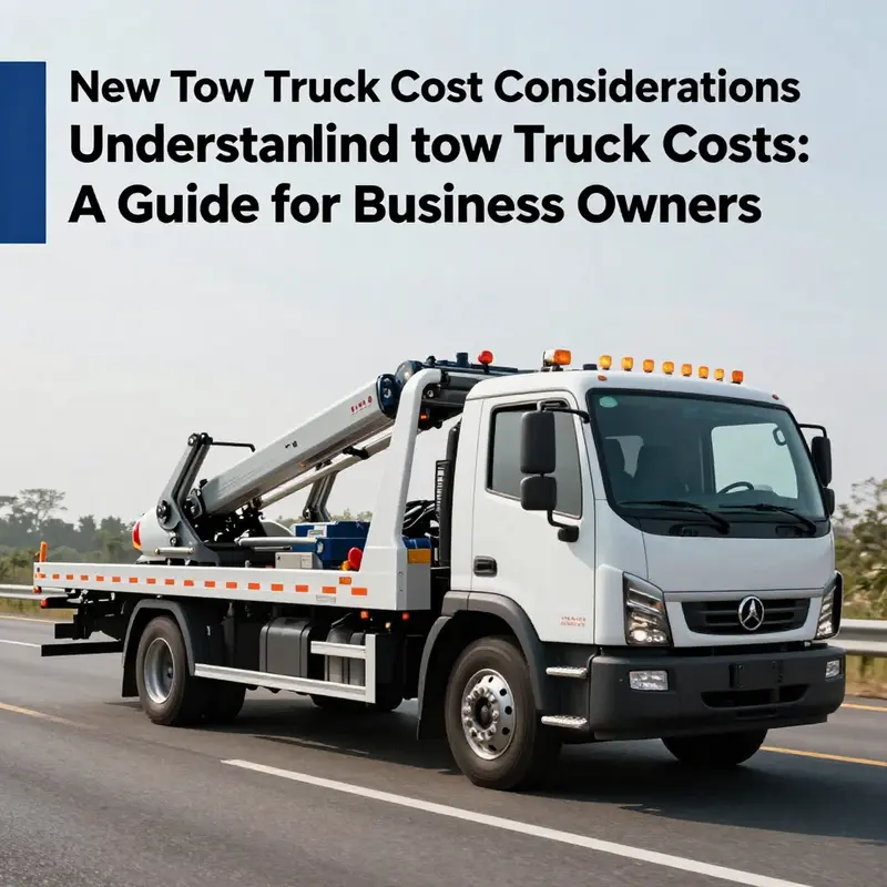 A sleek rotator tow truck on the road, representing various new towing solutions available to business owners.