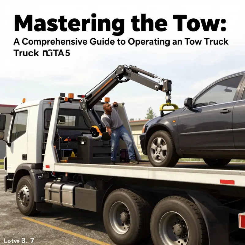 Various tow truck models ready for selection in GTA 5.