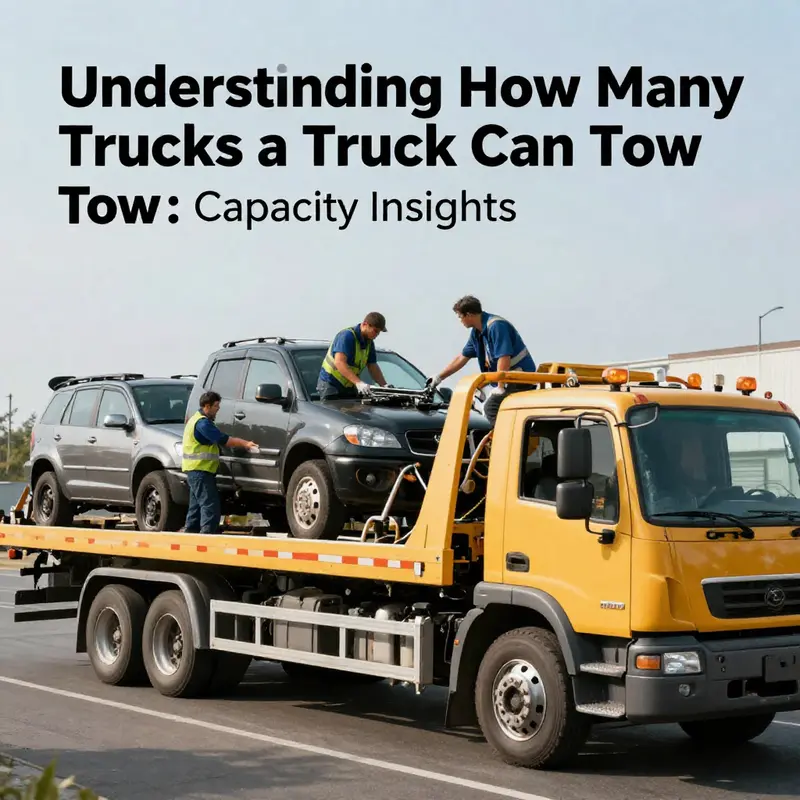 Light-duty tow truck showcasing its capacity limitations with a single vehicle.