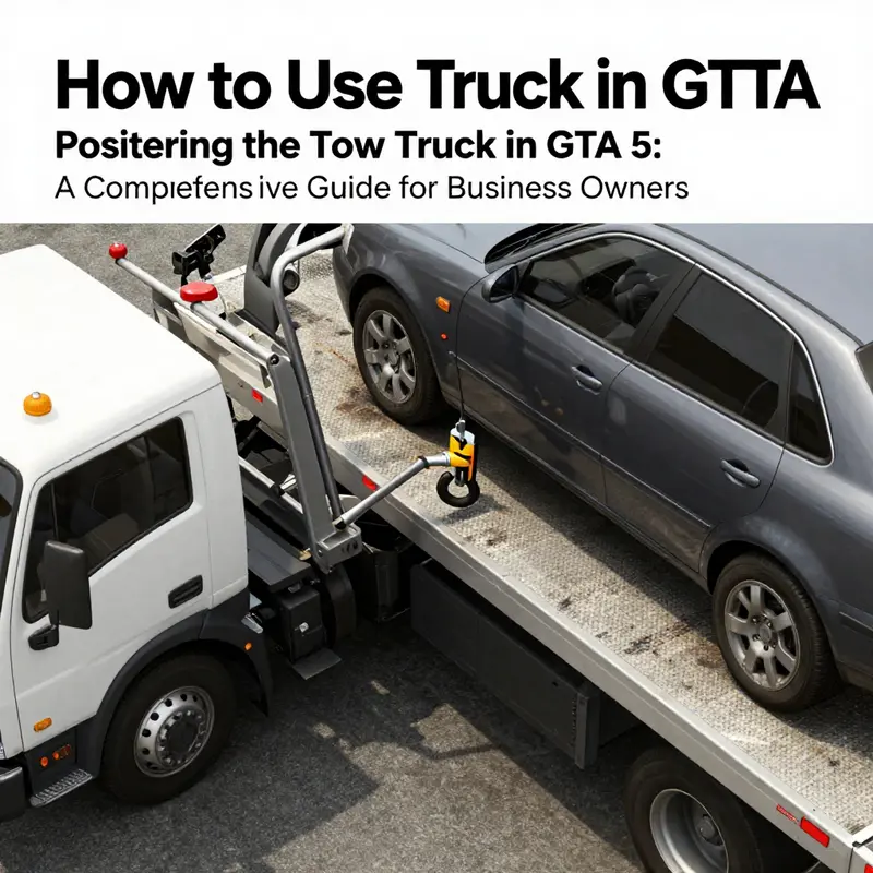 Finding a tow truck in GTA 5 amid vehicles at an auto salvage yard.