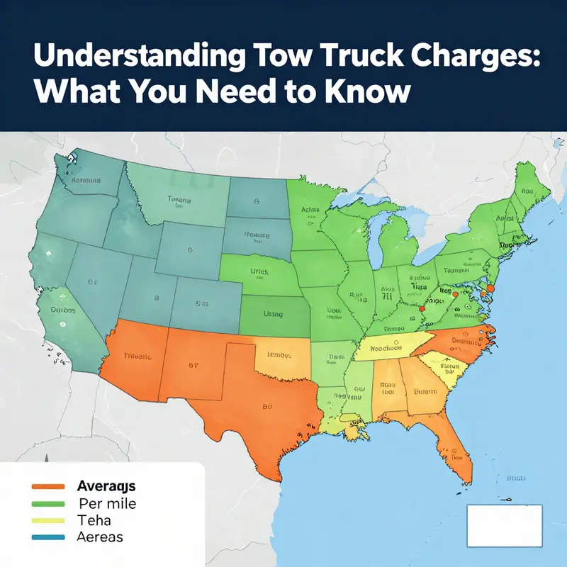 A visual breakdown of towing costs, including base fees and per-mile charges.