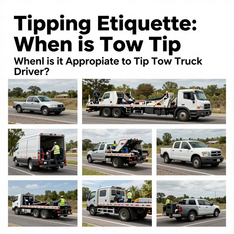 A tow truck driver professionally engaging with a customer.