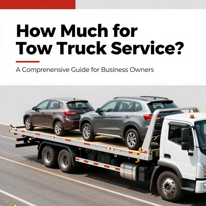 Various vehicles ready for towing showcasing the differences in service costs.