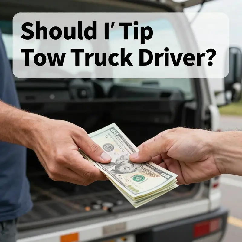 A tow truck driver providing valuable assistance to a motorist in need, emphasizing the importance of recognition for their service.