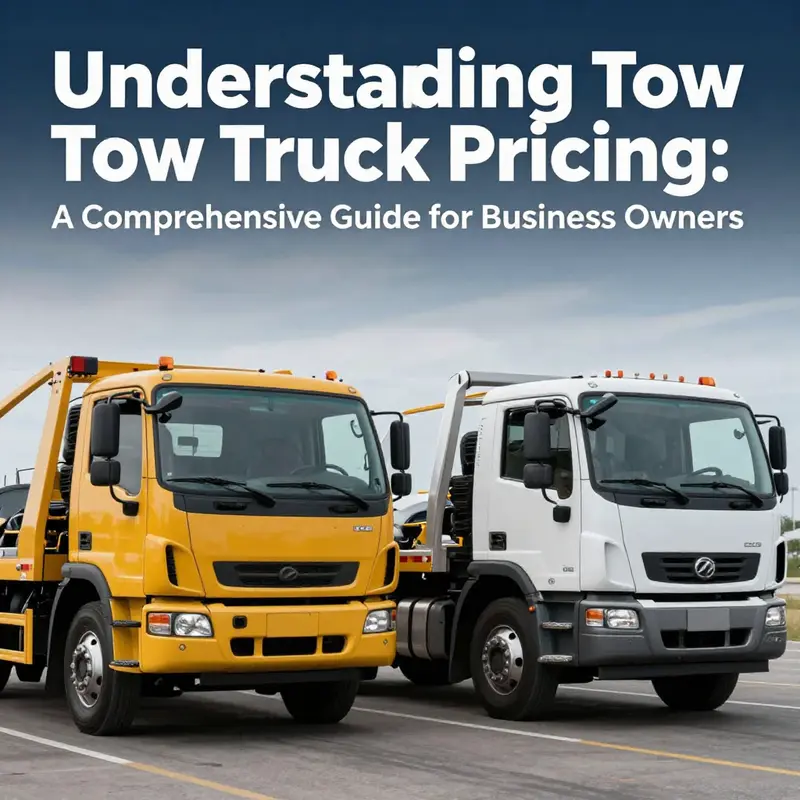 A visual comparison of a light-duty tow truck and a heavy-duty tow truck highlighting their different capacities.