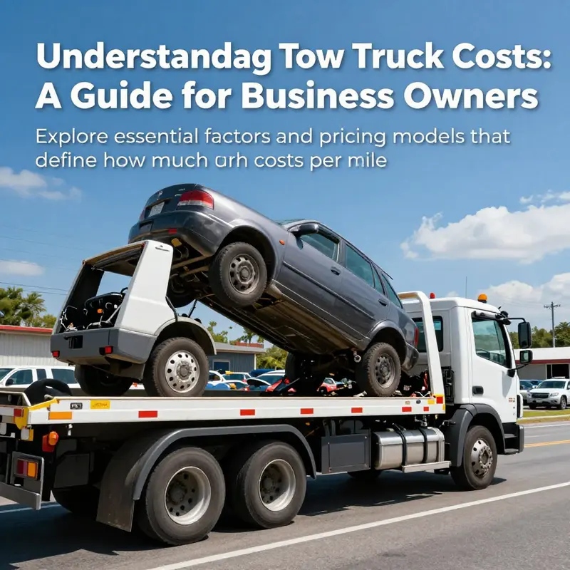 A dynamic photograph of a tow truck recovering a vehicle, symbolizing the importance of towing services.