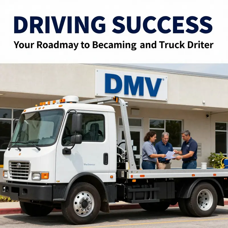 Navigating the legal requirements at the DMV to become a certified tow truck driver.