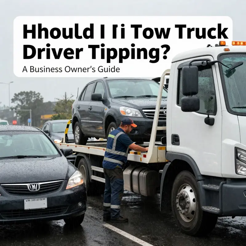 A tow truck driver providing valuable assistance to a motorist in need, emphasizing the importance of recognition for their service.