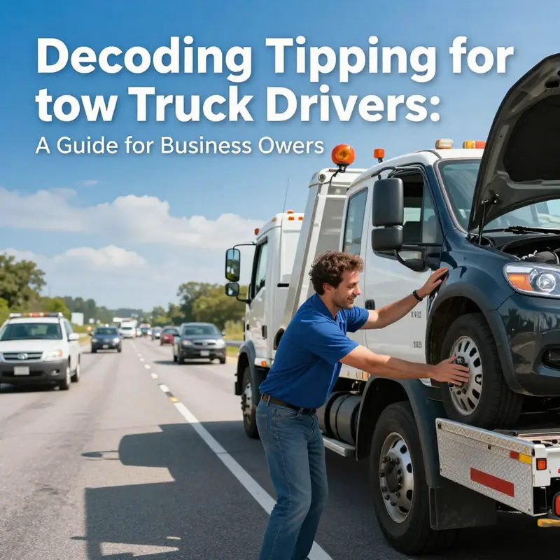 A tow truck driver goes above and beyond, showcasing the dedication often found in towing services.