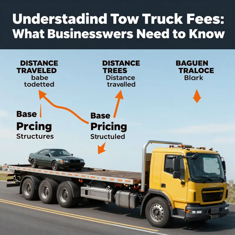Understanding how base fees and distance contribute to towing costs.