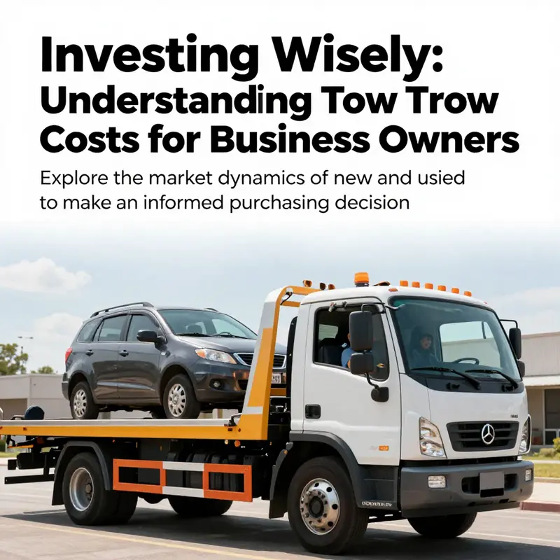 A tow truck actively assisting with vehicle recovery, showcasing its practical use in emergency situations.