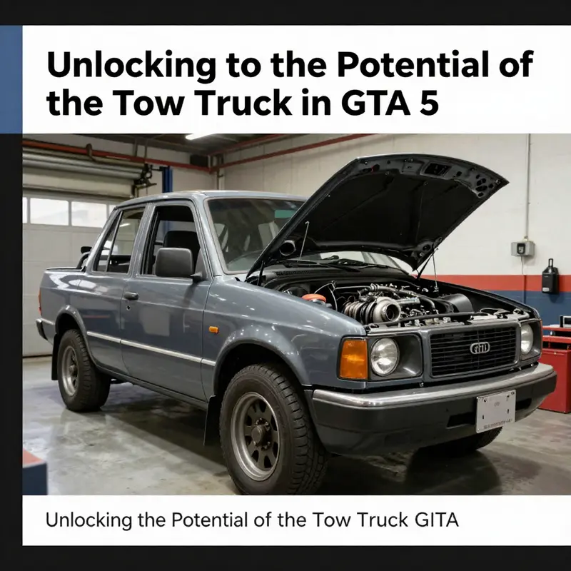 Aerial view of the FIB building marking the Tow Truck’s location in GTA 5.