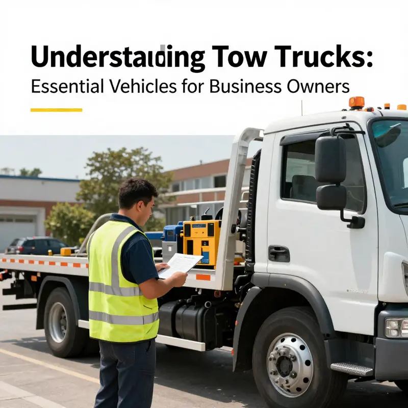 A tow truck lifting a vehicle with its hydraulic arm, demonstrating essential towing functionality.