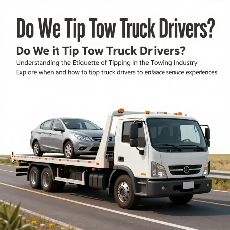 Tow truck on the road, symbolizing its role in aiding drivers during vehicle emergencies.