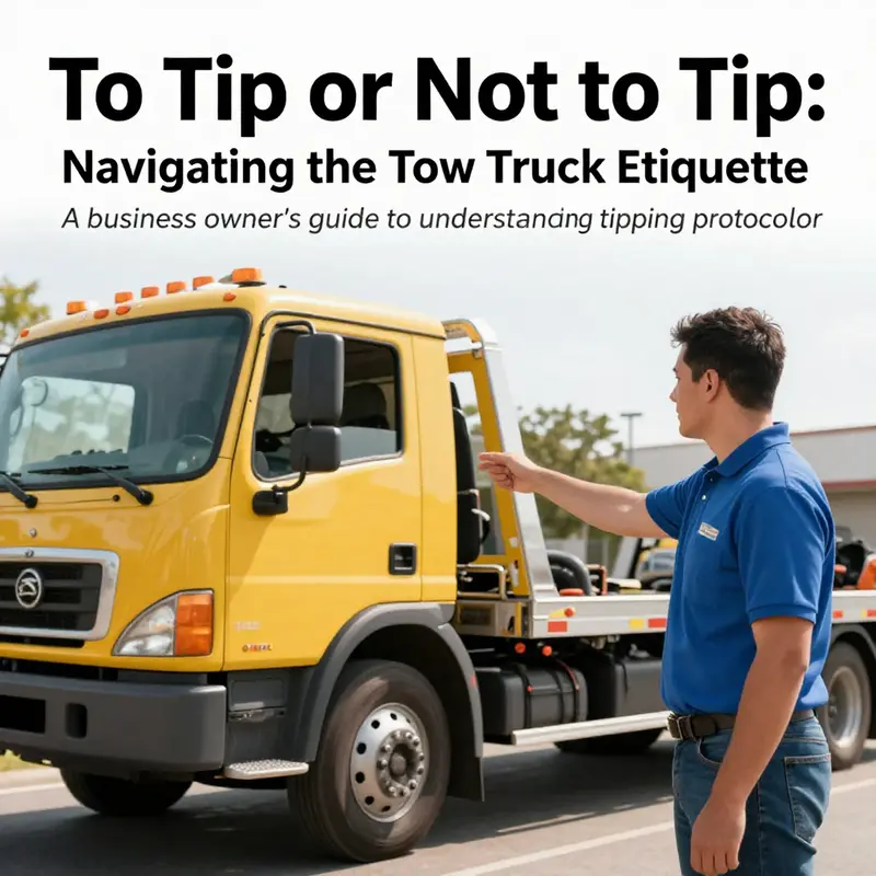 Tow truck actively assisting a customer, emphasizing positive service interactions in the towing industry.