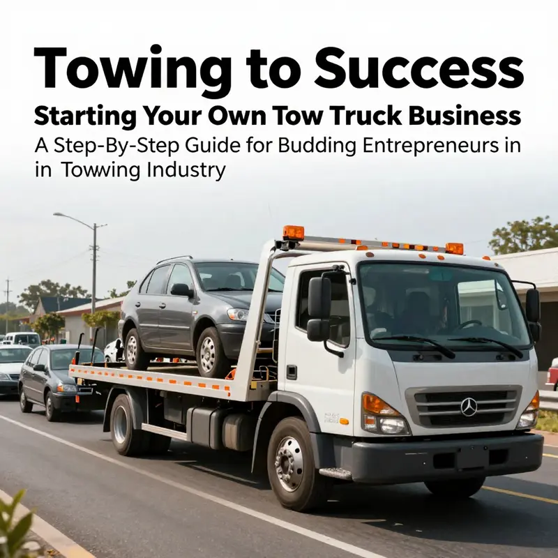 A photo of a tow truck helping a broken down vehicle on a busy street, illustrating the importance and demand for towing services.