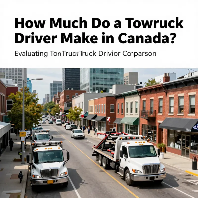 Tow trucks servicing a diverse urban area in Canada, emphasizing the importance of professional towing services.