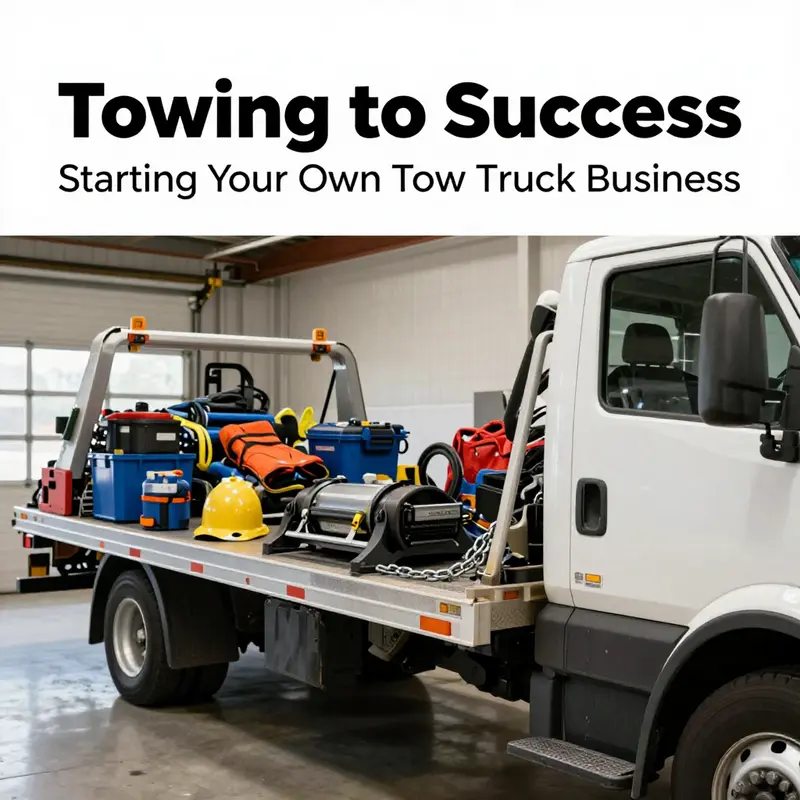 A tow truck assisting a stranded vehicle, illustrating the critical nature of market demand in the towing industry.