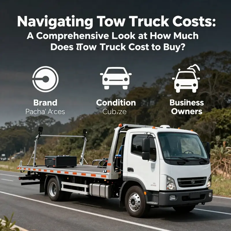 Diverse range of tow trucks highlighting their different sizes and functionalities.