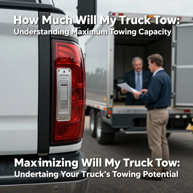 Understanding the towing capacity placard on a truck’s door jamb.