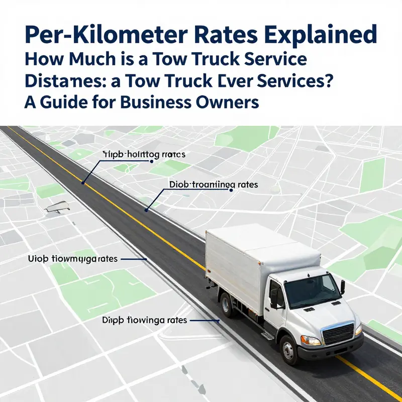 Towing cost estimates for various vehicle types, showcasing the range of potential expenses.