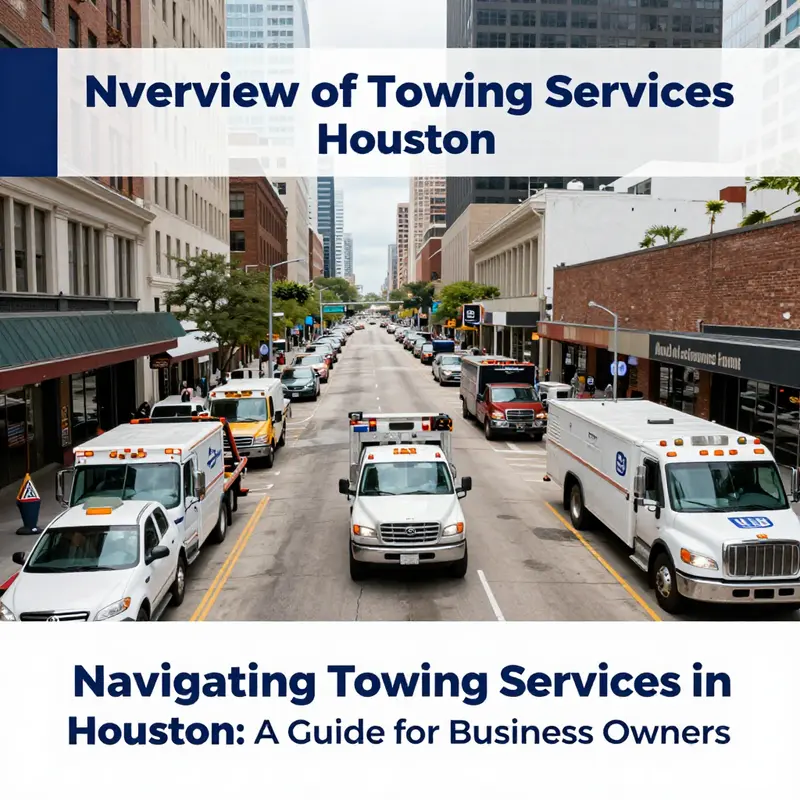 An overview of diverse towing services available in the busy streets of Houston.
