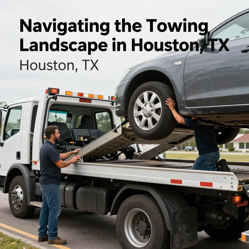 The vibrant streets of Houston showcasing the essential towing services available day and night.
