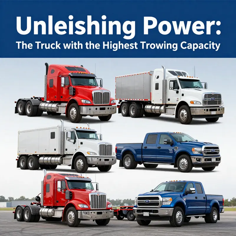 The Sterling 1000 exemplifies the highest towing capacity with its powerful build and intricate towing setup.